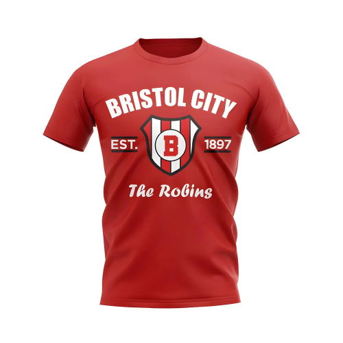 Bristol City Established Football T-Shirt (Red)