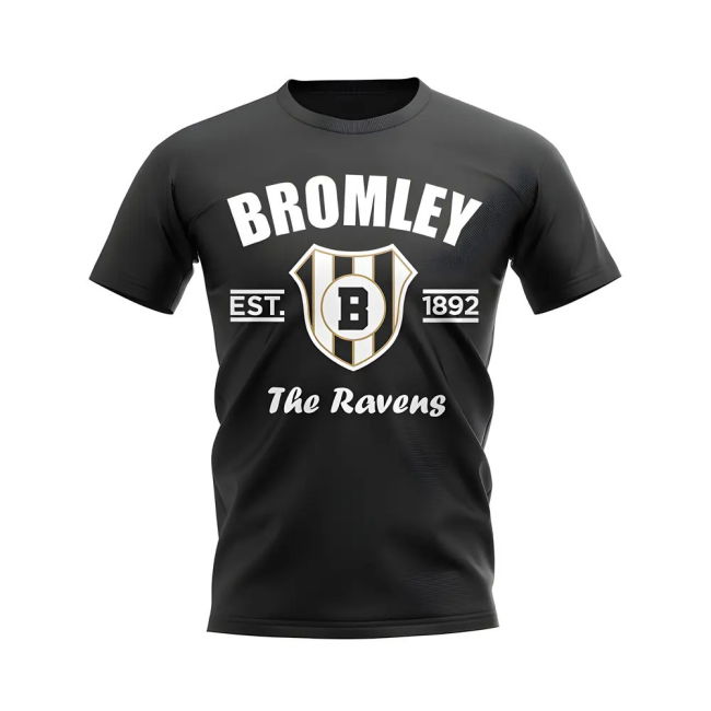 Bromley Established Football T-Shirt (Black)