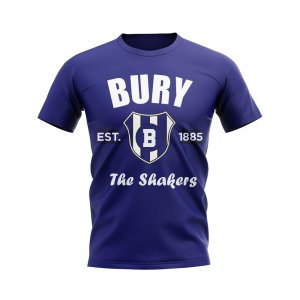 Bury Established Football T-Shirt (Navy)