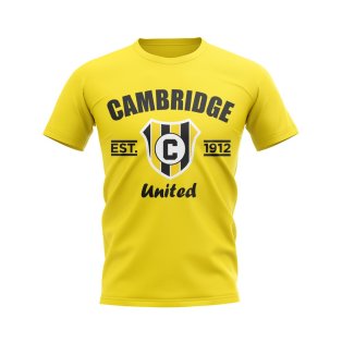 Cambridge Established Football T-Shirt (Yellow)
