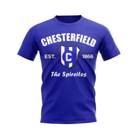 Chesterfield Established Football T-Shirt (Blue)