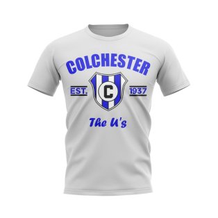 Colchester Established Football T-Shirt (White)