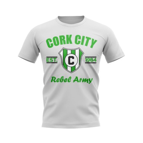 Cork City Established Football T-Shirt (White)