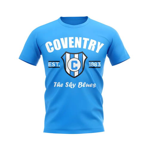 Coventry Established Football T-Shirt (Sky)