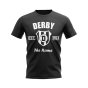 Derby Established Football T-Shirt (Black)