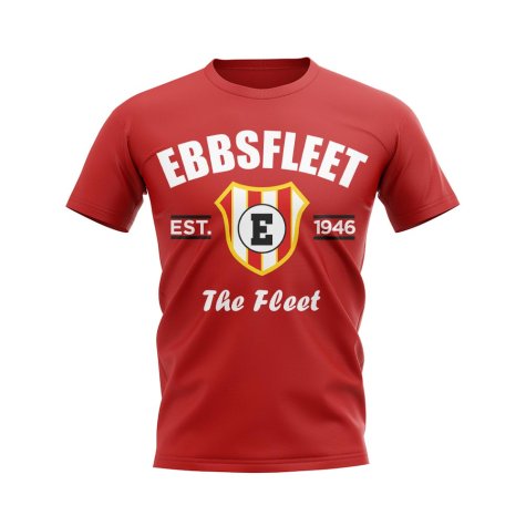 Ebbsfleet Established Football T-Shirt (Red)