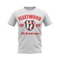 Fleetwood Established Football T-Shirt (White)
