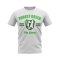 Forest Green Established Football T-Shirt (White)