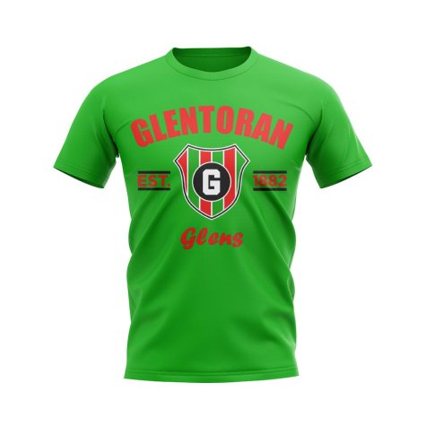 Glentoran Established Football T-Shirt (Green)