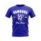 Hamburg Established Football T-Shirt (Blue)