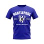 Hartlepool Established Football T-Shirt (Blue)
