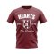 Hearts Established Football T-Shirt (Maroon)
