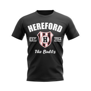 Hereford Established Football T-Shirt (Black)