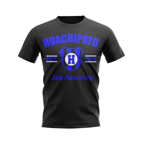 Huachipato Established Football T-Shirt (Black)