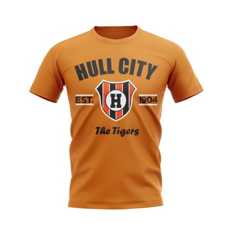 Hull City Established Football T-Shirt (Orange)