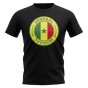 Senegal Football Badge T-Shirt (Black)
