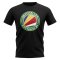 Seychelles Football Badge T-Shirt (Black)
