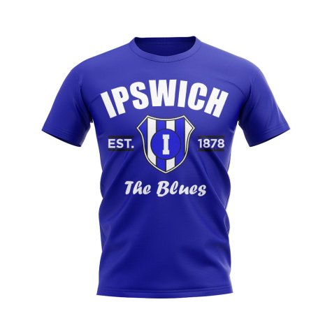 Ipswich Established Football T-Shirt (Blue)