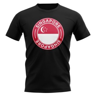 Singapore Football Badge T-Shirt (Black)