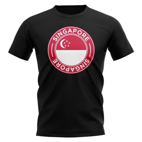 Singapore Football Badge T-Shirt (Black)