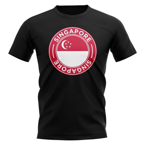 Singapore Football Badge T-Shirt (Black)