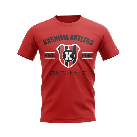 Kashima Antlers Established Football T-Shirt (Red)