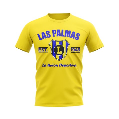Las Palmas Established Football T-Shirt (Yellow)
