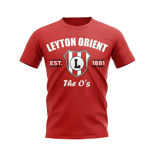 Leyton Orient Established Football T-Shirt (Red)