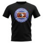 Swaziland Football Badge T-Shirt (Black)