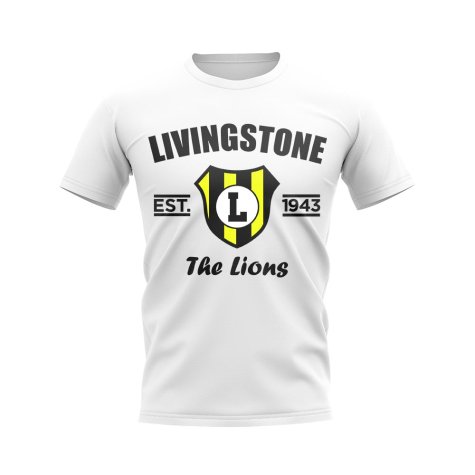 Livingston Established Football T-Shirt (White)