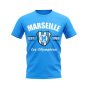 Marseille Established Football T-Shirt (Sky)