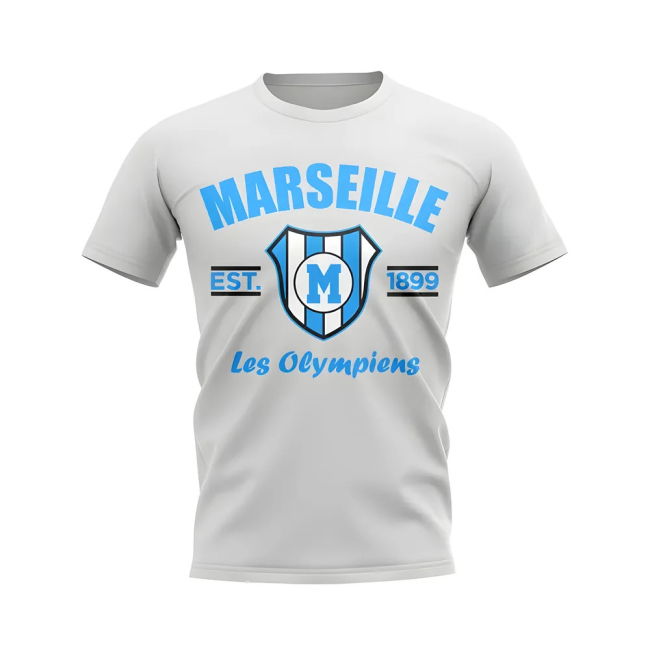 Marseille Established Football T-Shirt (White)