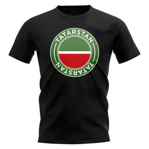 Tatarstan Football Badge T-Shirt (Black)