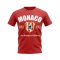 Monaco Established Football T-Shirt (Red)