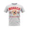 Monaco Established Football T-Shirt (White)