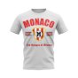 Monaco Established Football T-Shirt (White)