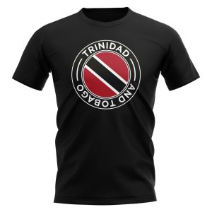 Trinidad and Tobago Football Badge T-Shirt (Black)