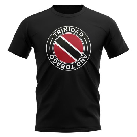 Trinidad and Tobago Football Badge T-Shirt (Black)