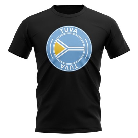 Tuva Football Badge T-Shirt (Black)