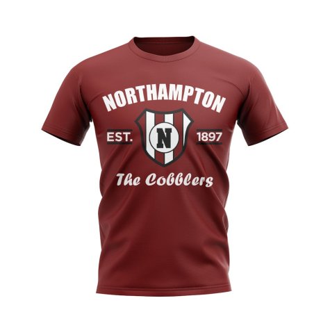 Northampton Established Football T-Shirt (Maroon)