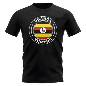 Uganda Football Badge T-Shirt (Black)