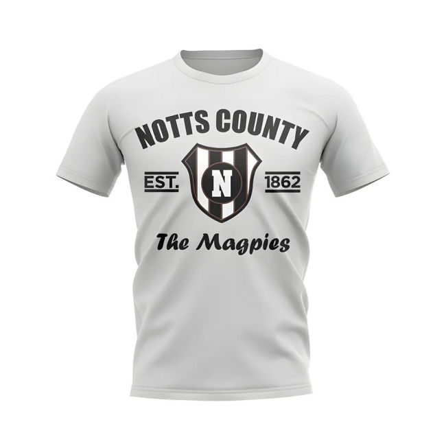 Notts County Established Football T-Shirt (White)