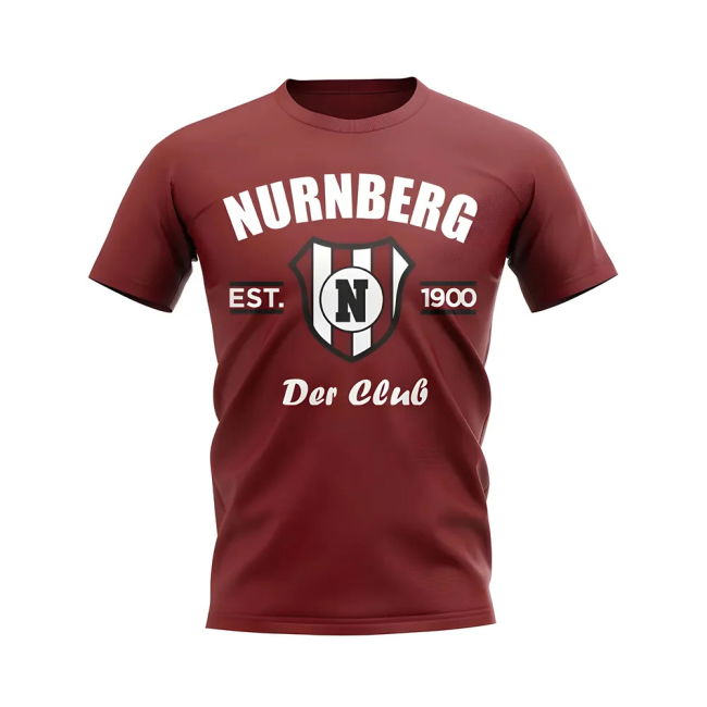 Nurnberg Established Football T-Shirt (Maroon)