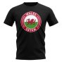 Wales Football Badge T-Shirt (Black)
