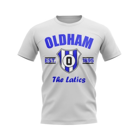 Oldham Established Football T-Shirt (White)