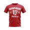 Olympiacos Established Football T-Shirt (Red)