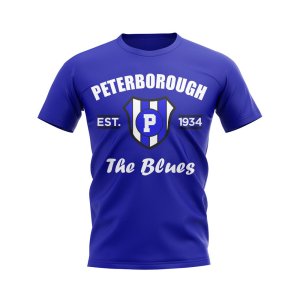 Peterborough Established Football T-Shirt (Blue)
