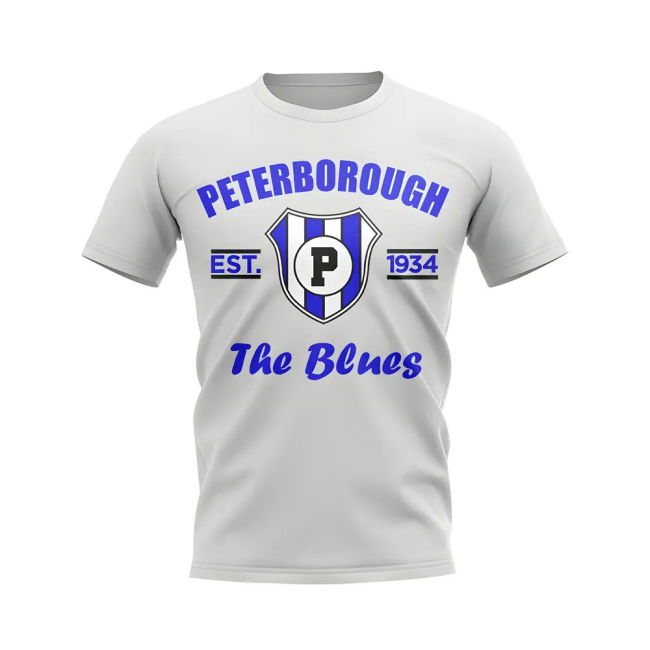 Peterborough Established Football T-Shirt (White)