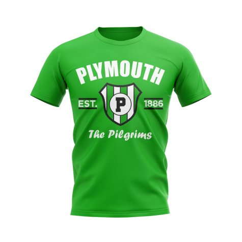 Plymouth Established Football T-Shirt (Green)