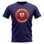 Bermuda Football Badge T-Shirt (Navy)